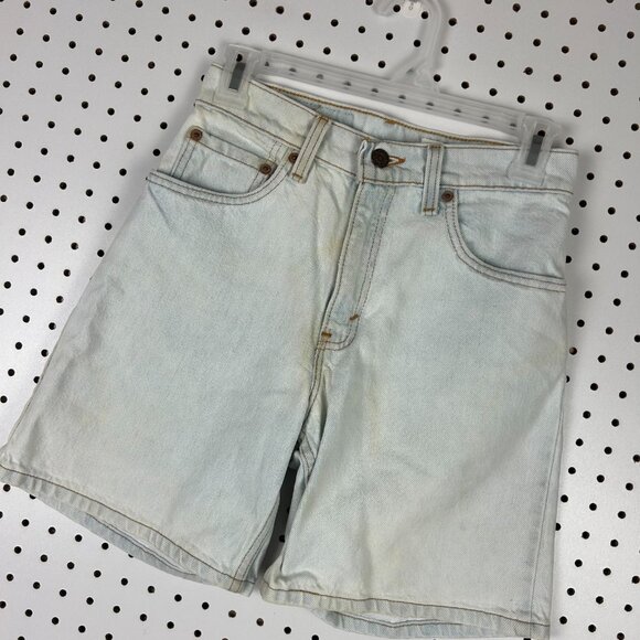 Levi's 550 Vtg Jean Shorts Women 3 -‎ 26" Waist USA Made High Waisted 90s Grunge - Picture 5 of 8
